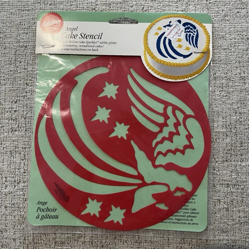 Wilton Vintage‎ Cake Stencils Lot Halloween Flag Angel Valentine's Day Holidays